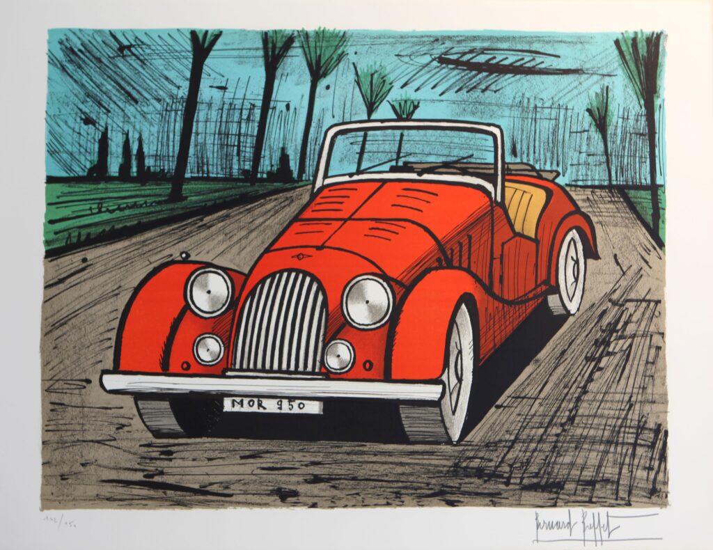 Bernard Buffet automobile Rolls Royce
