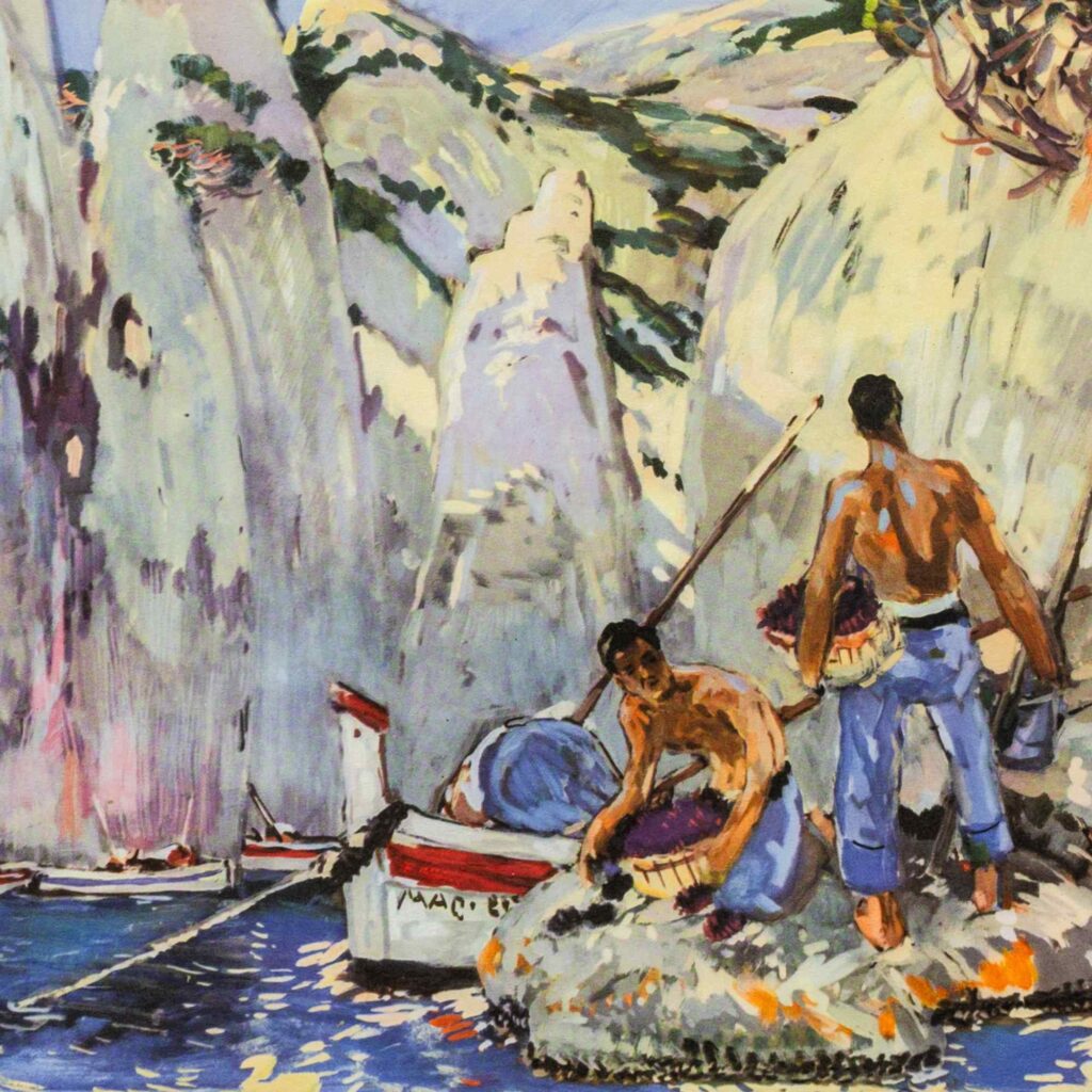 Mathurin Méheut calanques gravure