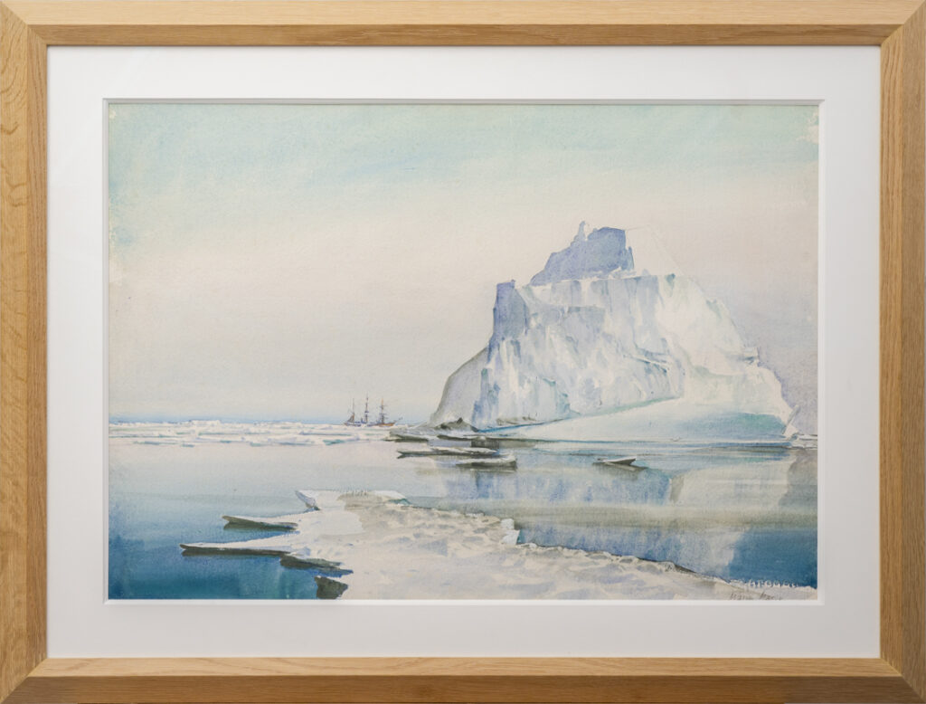 Marin Marie Pourquoi Pas au milieu des icebergs